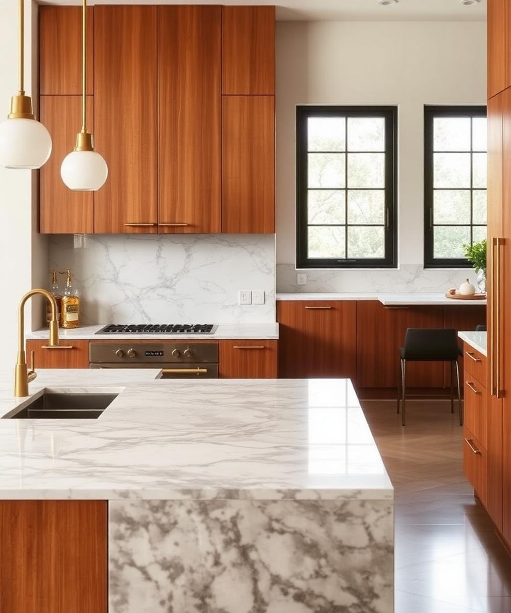 Kitchen in Walnut